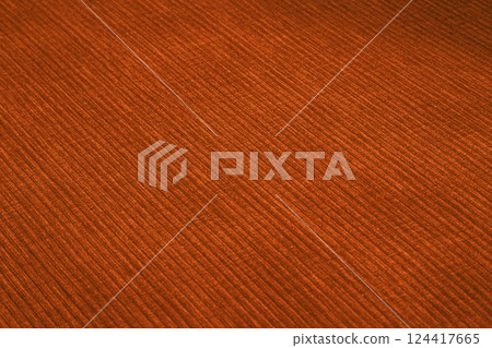Textured corduroy furniture fabric in orange colors 124417665