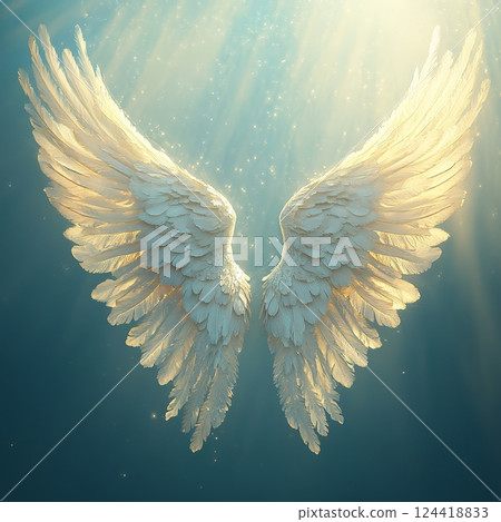 Artistic Representation of Angel Wings Artistic Representation of Angel Wings 124418833