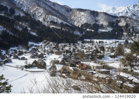 Winter Shirakawa Town 124419020