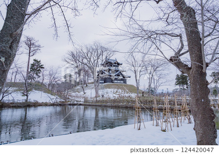 Niigata: Takada Castle in the early morning Niigata: Takada Castle in the early morning 124420047