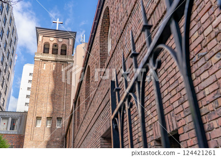 United Church of Christ in Japan Osaka Church (Red Brick Church Designed by Vories) Living Architecture Museum Retro Architecture of the Meiji Era 124421261
