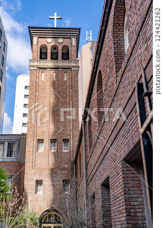 United Church of Christ in Japan Osaka Church (Red Brick Church Designed by Vories) Living Architecture Museum Retro Architecture of the Meiji Era 124421262