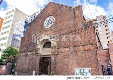 日本基督教會大阪教會（Vories設計的紅磚教堂）生活建築博物館明治時代的復古建築 124421263