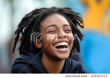 Smiling foreigner 124421317