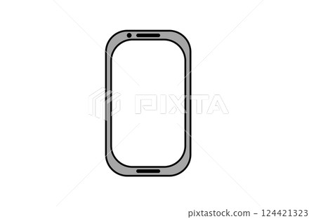 簡單的智慧型手機圖 124421323