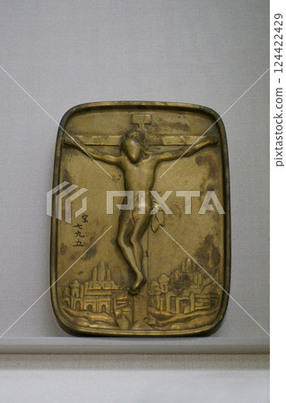 7751　Fumi-e　Christ statue (Christ on the cross) 124422429