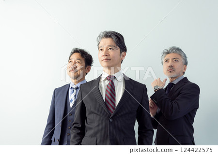 Middle-aged male business person Middle-aged male business person 124422575