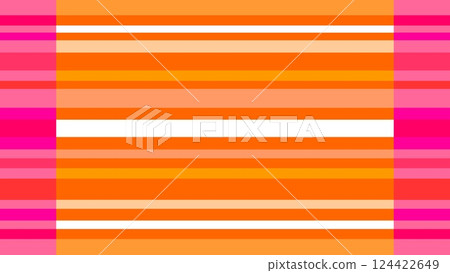 Border pattern, colorful, pink, orange 124422649