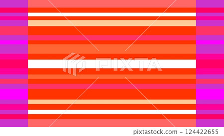 Border pattern, colorful, pink, orange 124422655