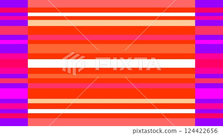 Border pattern, colorful, pink, orange 124422656