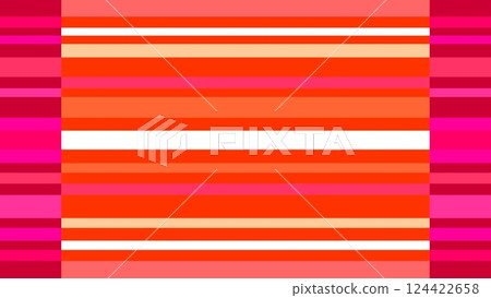 Border pattern, colorful, pink, orange 124422658