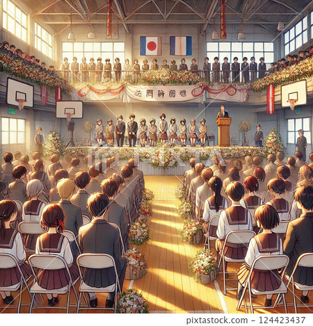 緊張的入學典禮 124423437