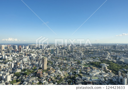 Cityscape view from Roppongi Hills Mori Tower Cityscape view from Roppongi Hills Mori Tower 124423633