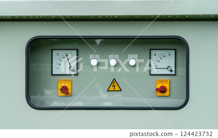 Outdoor Main Distribution Boards for Industrial Applications. 124423732