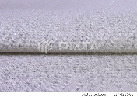 beige hemp viscose natural fabric cloth color; sackcloth rough texture of textile fashion 124425503