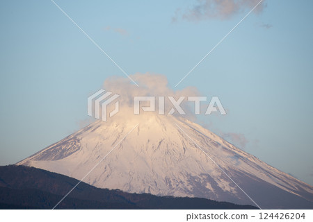 Snow-capped Mount Fuji Snow-capped Mount Fuji 124426204