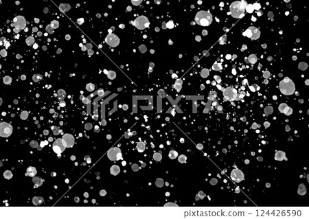 abstract ice and dust explosive in the air on black isolated abstract ice and dust explosive in the air on black isolated 124426590