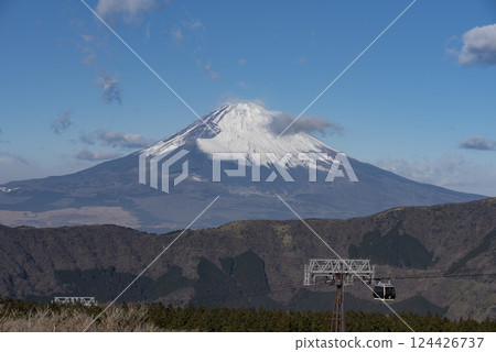 Mt. Fuji from Owakudani 124426737