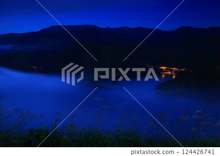 岩手縣奧州市,黎明風景 岩手縣奧州市,黎明風景 124426741