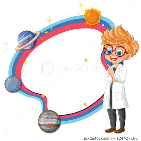 Young Scientist Exploring the Solar System Young Scientist Exploring the Solar System 124427166