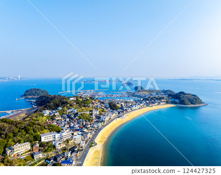 Shinojima (Aichi Prefecture) *Front right: Sakushima, center: Himakajima, front left: Hazu Cape Shinojima (Aichi Prefecture) *Front right: Sakushima, center: Himakajima, front left: Hazu Cape 124427325