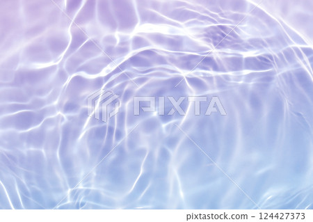 水波藍紫色夏季紋理背景 124427373