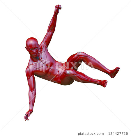 Male cyborg 124427726