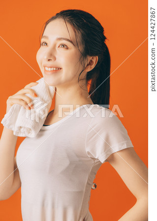 Hot yoga image 124427867