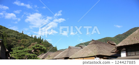 Ouchijuku Post Town Fukushima Tourism Ouchijuku Townscape Exhibition Hall Ouchijuku Observation Deck Edo Period Post Town Takakura Shrine First Torii Ouchijuku Post Town Fukushima Tourism Ouchijuku Townscape Exhibition Hall Ouchijuku Observation Deck Edo Period Post Town Takakura Shrine First Torii 124427885