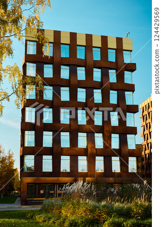 Contemporary Architectural Design Featuring an Innovative and Unique Facade Element Contemporary Architectural Design Featuring an Innovative and Unique Facade Element 124429569