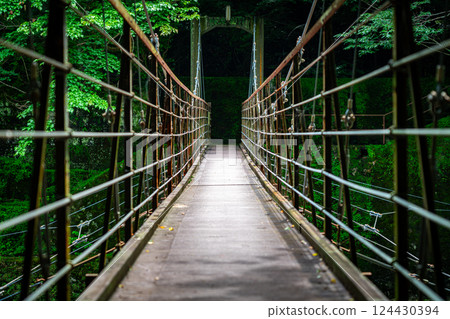 [Kanagawa Prefecture] Sakurabashi Bridge at Miyanoshita in Hakone 124430394