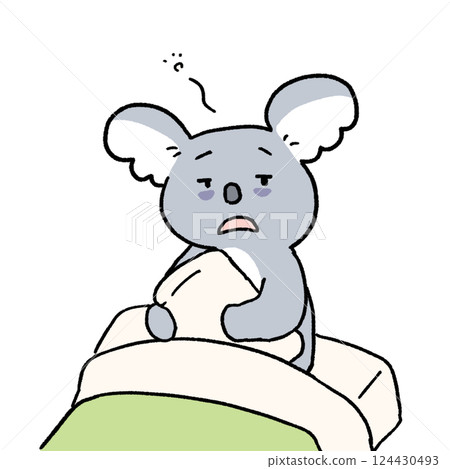 睡眠不足 無尾熊 可愛 睡眠不足 無尾熊 可愛 124430493