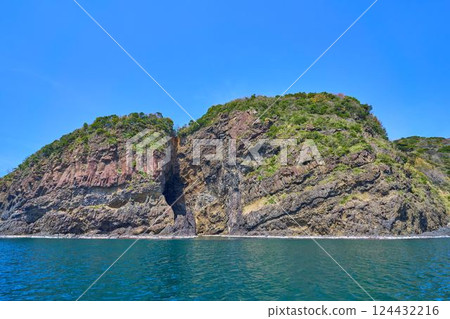 View of the old Kyuukedo from the west side of Kyuukedohana in Shimane Town, Matsue City, Shimane Prefecture 124432216