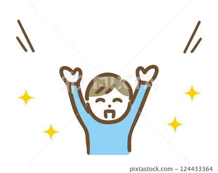 A man giving a presentation with a smile 124433364