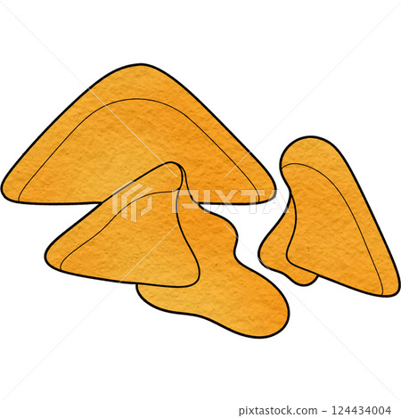 The illustration of a toast The illustration of a toast 124434004