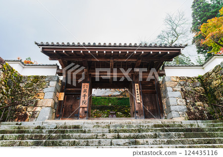京都的秋天：三千院禦天門 124435116
