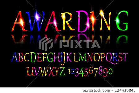 Kids style colorful grunge capital letters, distressed alphabet. Punk and grunge style alphabet. Stencil graffiti fonts. Bold brush drawn vector typography. Childish capital letters. Kids style colorful grunge capital letters, distressed alphabet. Punk and grunge style alphabet. Stencil graffiti fonts. Bold brush drawn vector typography. Childish capital letters. 124436843