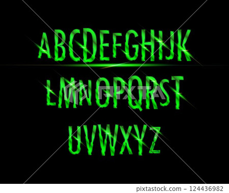 Blood font. Halloween bloody letters illustration. Vector alphabet with numbers and glyphs. Blood font. Halloween bloody letters illustration. Vector alphabet with numbers and glyphs. 124436982