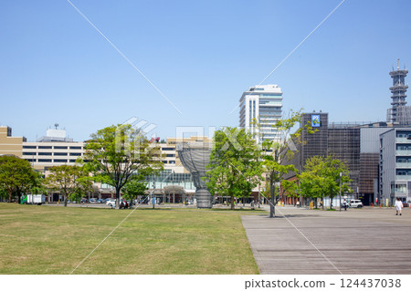 Oita Station Ueno no Moriguchi and the Recreation Path 124437038