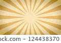 Yellow sunburst background (straight lines/concentrated lines) 124438370