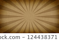 Vintage sepia sunburst background (straight lines and concentrated lines) 124438371