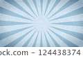 Light blue sunburst background (straight lines/concentrated lines) 124438374