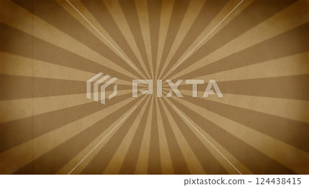 復古棕褐色旭日背景(直線和集中線) 復古棕褐色旭日背景(直線和集中線) 124438415
