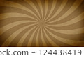 Vintage sepia sunburst background (wave, concentrated line) 124438419
