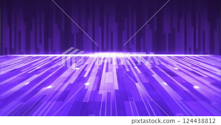 Image of falling purple lines on purple background 124438812