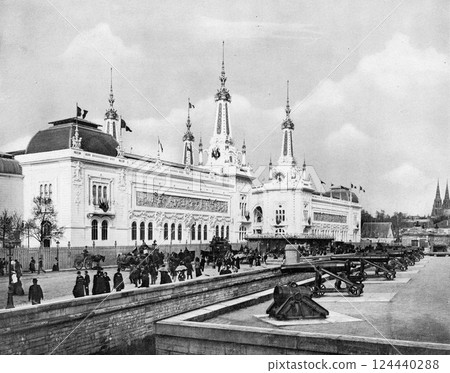 1900 Paris World's Fair venue view 124440288