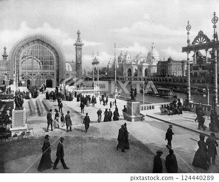 1900 年巴黎世界博覽會會場景觀 124440289