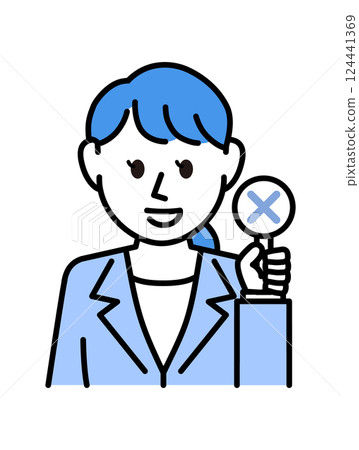 西裝女 西裝女 124441369