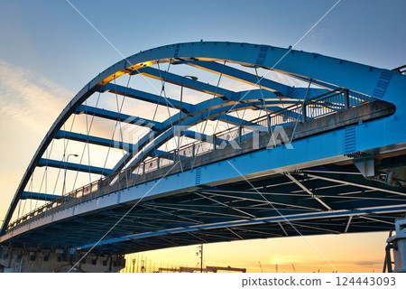 夕陽下的京極橋 夕陽下的京極橋 124443093