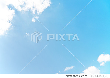 blue sky and white clouds 124444089